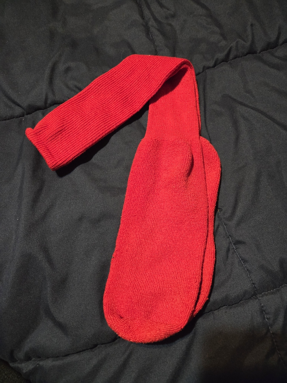 Men's Athletic Crew Socks - Bright Red